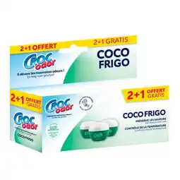 Carrefour CROC'ODOR Désodorisant pour réfrigérateur offre