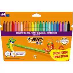 Carrefour 24 feutres de coloriage offre