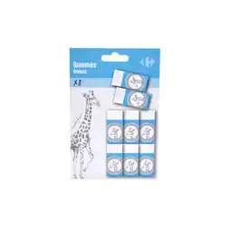 Carrefour CARREFOUR 8 mini gommes offre