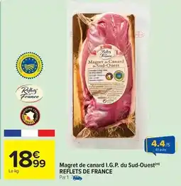 Carrefour Drive Reflets de france - magret de canard i.g.p. du sud-ouest offre