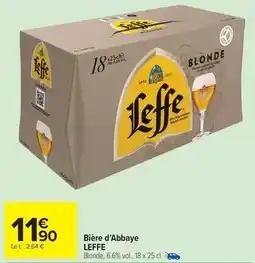 Carrefour Drive Leffe - bière d'abbaye offre