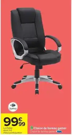 Carrefour Drive Chaise de bureau gamer offre