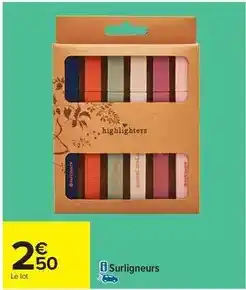 Carrefour Drive Surligneurs offre