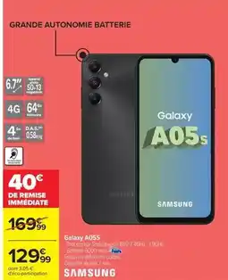 Carrefour Drive Samsung - galaxy a05s offre