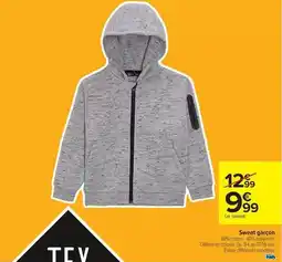Carrefour Drive Tex - sweat garçon offre