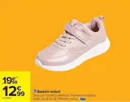 Carrefour Drive Baskets enfant offre