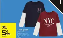 Carrefour Drive T-shirt garçon offre