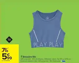 Carrefour Drive Tex - brassière fille offre