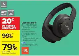 Carrefour Drive Jbl - casque sans fil offre
