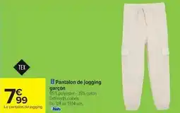 Carrefour Drive Tex - pantalon de jogging garçon offre