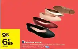 Carrefour Drive Ballerines femme offre