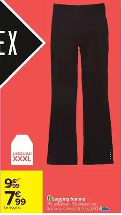 Carrefour Drive Legging femme offre