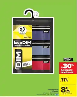 Carrefour Drive Dim - boxers garçon offre
