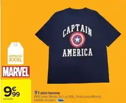 Carrefour Drive Marvel - t-shirt homme offre