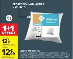 Carrefour Drive Tex - l'oreiller anti-acariens offre