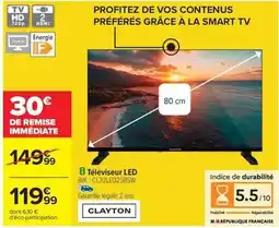 Carrefour Drive Clayton - téléviseur led réf. : c3.2l2dp2s85w offre