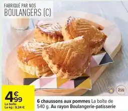 Carrefour Drive Chaussons aux pommes offre