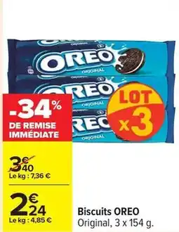 Carrefour Drive Oreo - biscuits offre