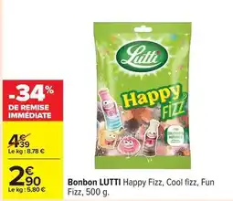 Carrefour Drive Lutti - bonbon offre