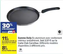 Carrefour Drive Gamme daily offre