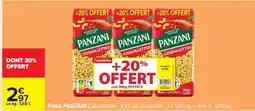 Carrefour Drive Panzani - pâtes offre