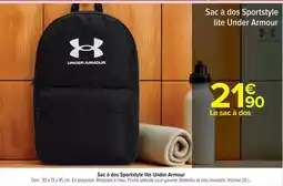 Carrefour Drive Under armour - sac à dos sportstyle lit offre