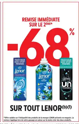 Intermarché Contact LENOR Sur tout offre