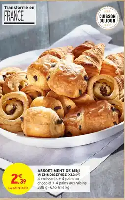 Intermarché Contact Assortiment de mini viennoiseries x12 offre
