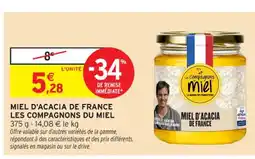 Intermarché Contact Miel d'acacia de france les compagnons du miel offre