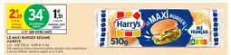 Intermarché Contact HARRYS Le maxi burger sésame offre