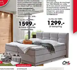 Möbel Martin Lit boxspring offre