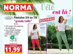 Norma ELLE NOR Pantalon 3/4 ou 7/8 offre