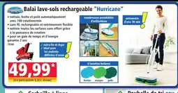 Norma Balai lave-sols rechargeable Hurricane offre