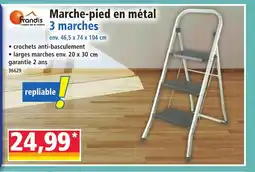 Norma Marche-pied en métal offre