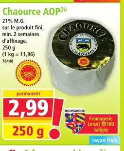 Norma Chaource AOP offre