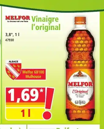 Norma MELFOR Vinaigre l'original offre
