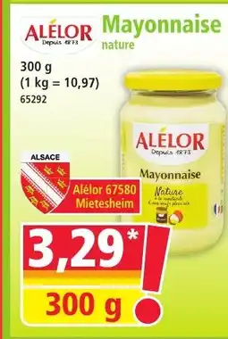 Norma ALELOR Mayonnaise offre