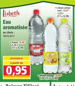 Norma LISBETH Eau aromatisée offre