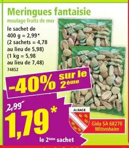 Norma Meringues fantaisie offre