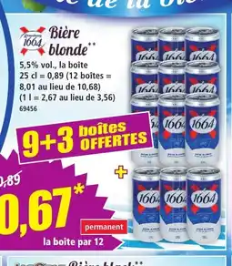 Norma 1664 Bière blonde offre