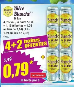 Norma Bière Blanche offre