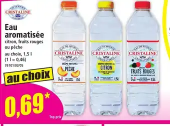 Norma CRISTALINE Eau aromatisée offre