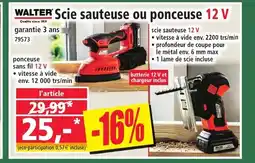 Norma WALTER Scie sauteuse ou ponceuse 12 V offre