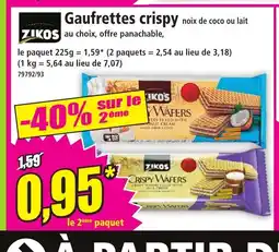 Norma Gaufrettes crispy offre