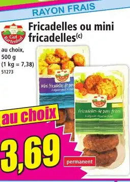Norma Fricadelles ou mini fricadelles offre