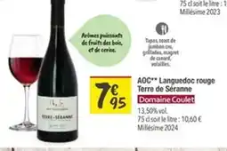 Les Comptoirs de la Bio AOC Languedoc rouge Terre de Séranne offre