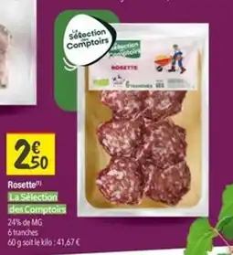 Les Comptoirs de la Bio Rosette offre