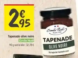 Les Comptoirs de la Bio EMILE NOEL Tapenade olive noire offre