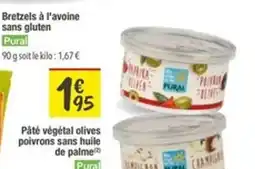 Les Comptoirs de la Bio Pâté végétal olives poivrons sans huile de palme offre