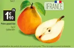 Les Comptoirs de la Bio Poire guyot bio offre